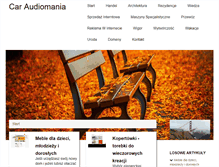 Tablet Screenshot of caraudiomania.pl
